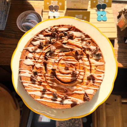 Cardinal Provisions Cinnamon Roll Skillet Cake