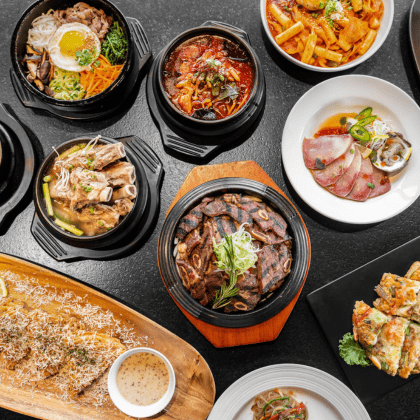 Menu Spread from Dolsan