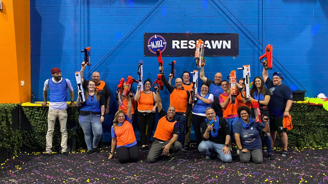 NJ Battle Zones Team Building Group Photo