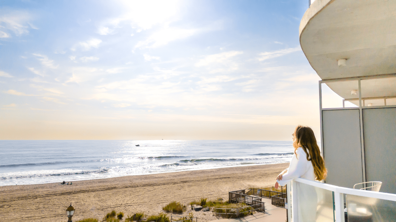 Wave Resort Balcony Overlooking Beach