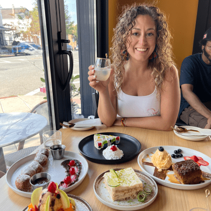 Desserts tableside at Denizen's
