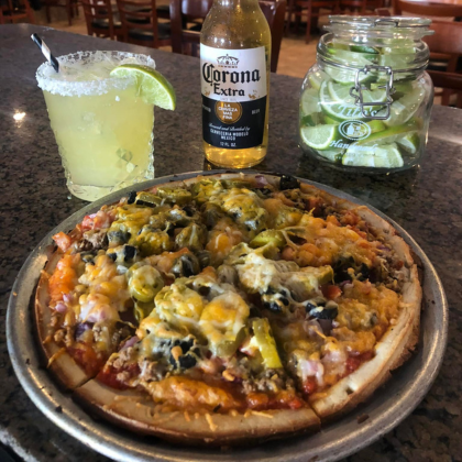 Pizza and Beer from Skeeter's Pub