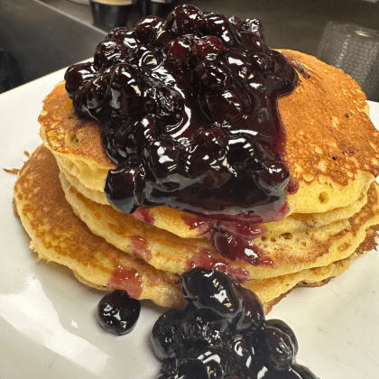 Vincentown Diner Blueberry Pancakes