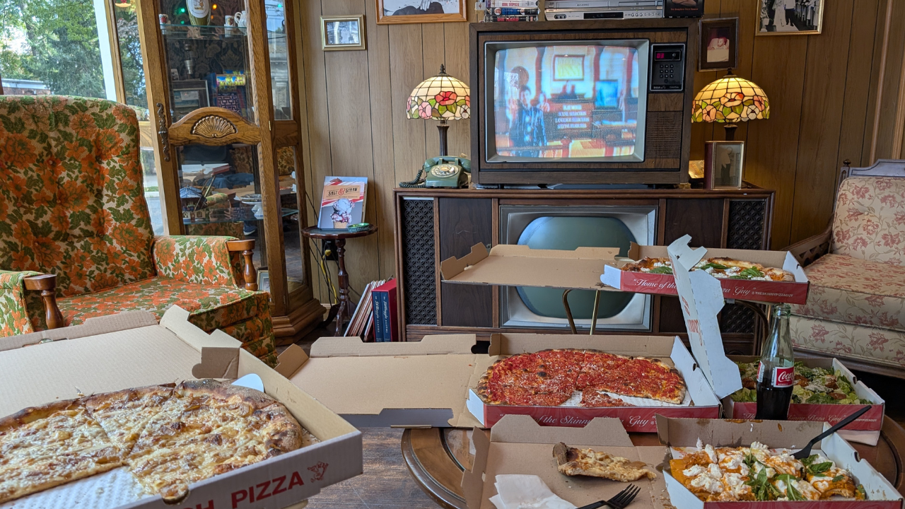 Casano's Pizza pies, one of NJ's Best Pizzerias.