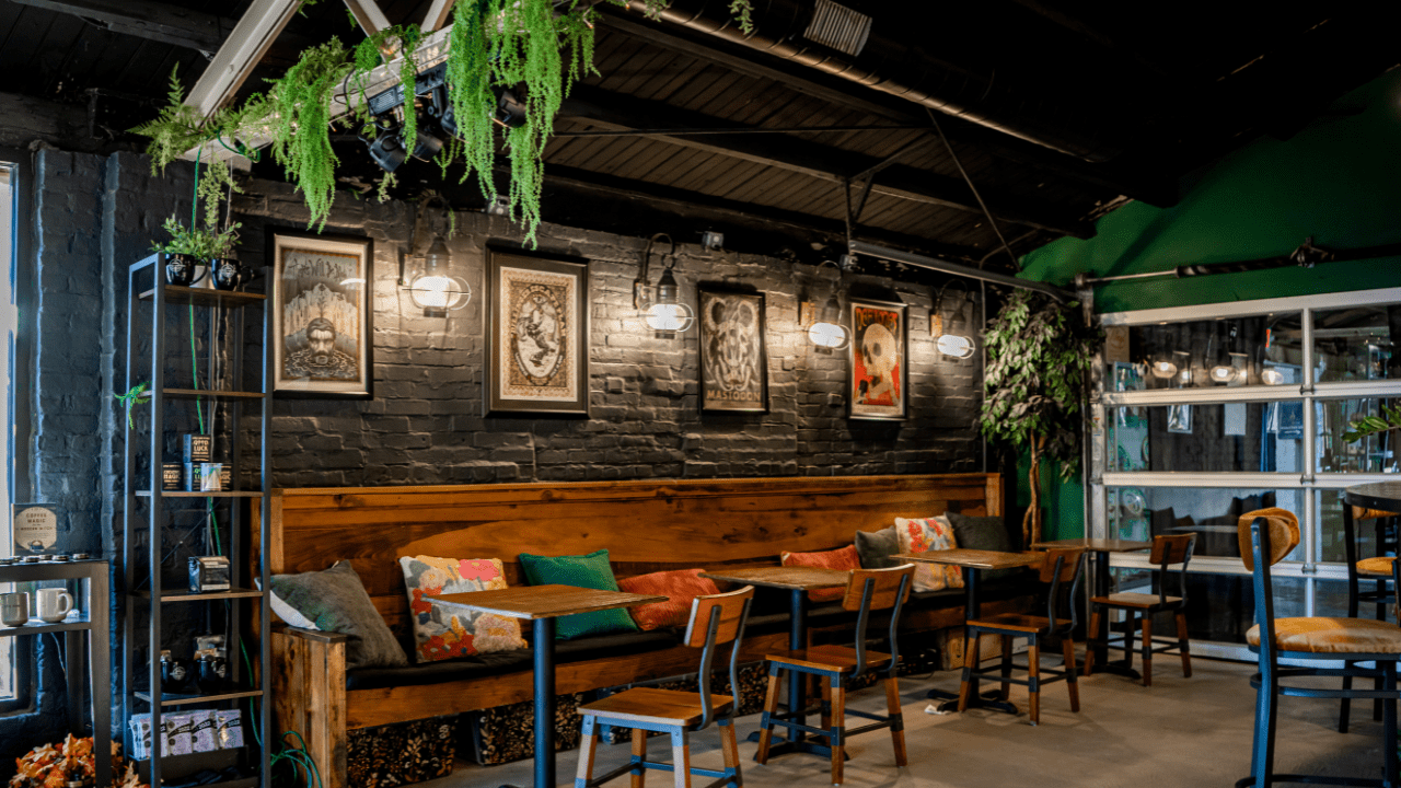 Alkemy Coffee Interior, one of NJ's Most Instagrammable Cafes