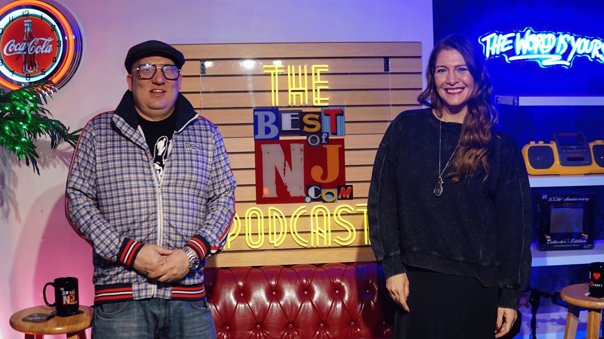 Nino Coniglio on Set of The Best of New Jersey Podcast