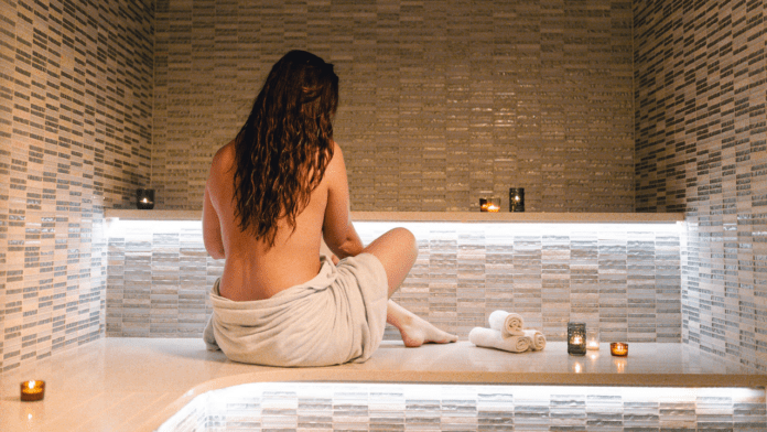 Woman at Salt Spa at The Reeds one of the Jersey Shore's Best Day Spas