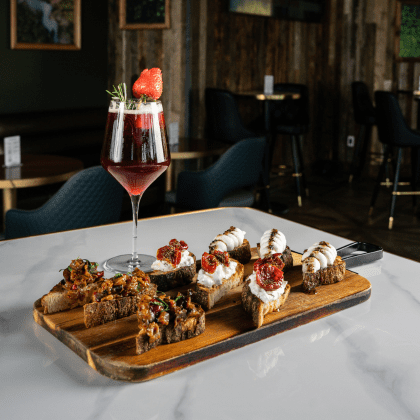 Plated Dinner Spread