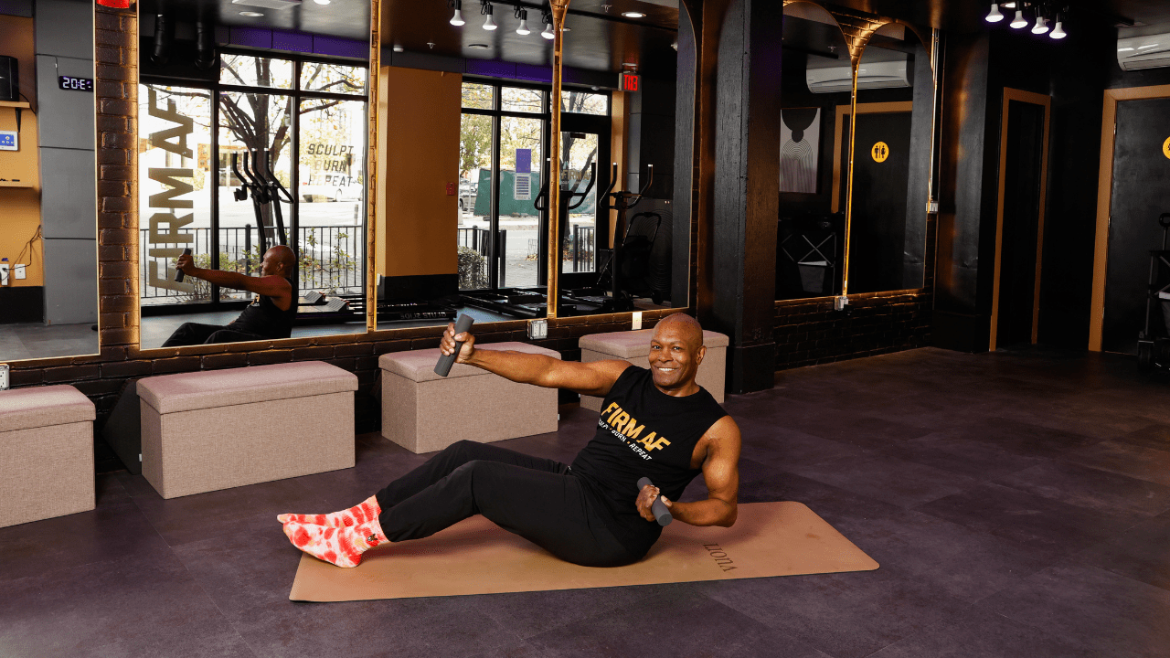 Carl Demonstrating Mat Routine