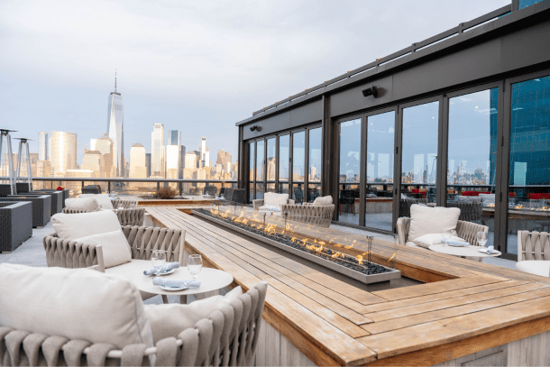 Rooftop at Exchange Place Outdoor Dining
