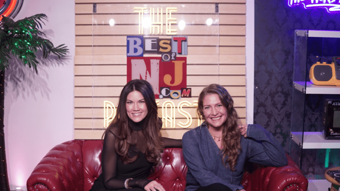 Melissa Ferrara on Set of The Best of New Jersey Podcast