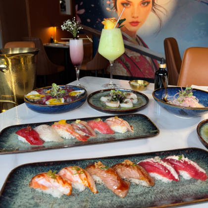 Butterfish Sushi Presentation